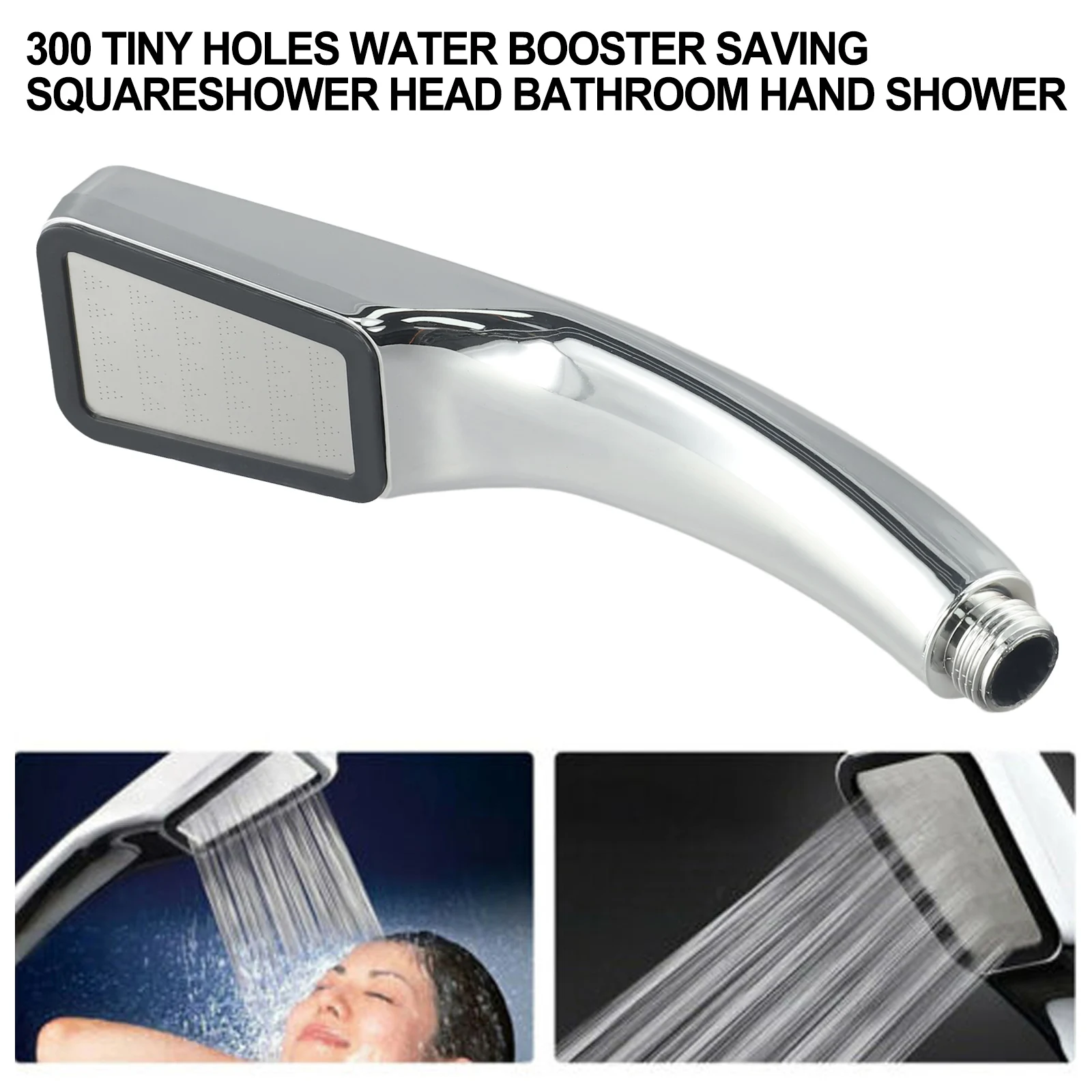 Bath Heads Shower Head Powerful Practical Replacement Saving Water 1 Pc Standard 21*7cm 300 Holes ABS Accessories