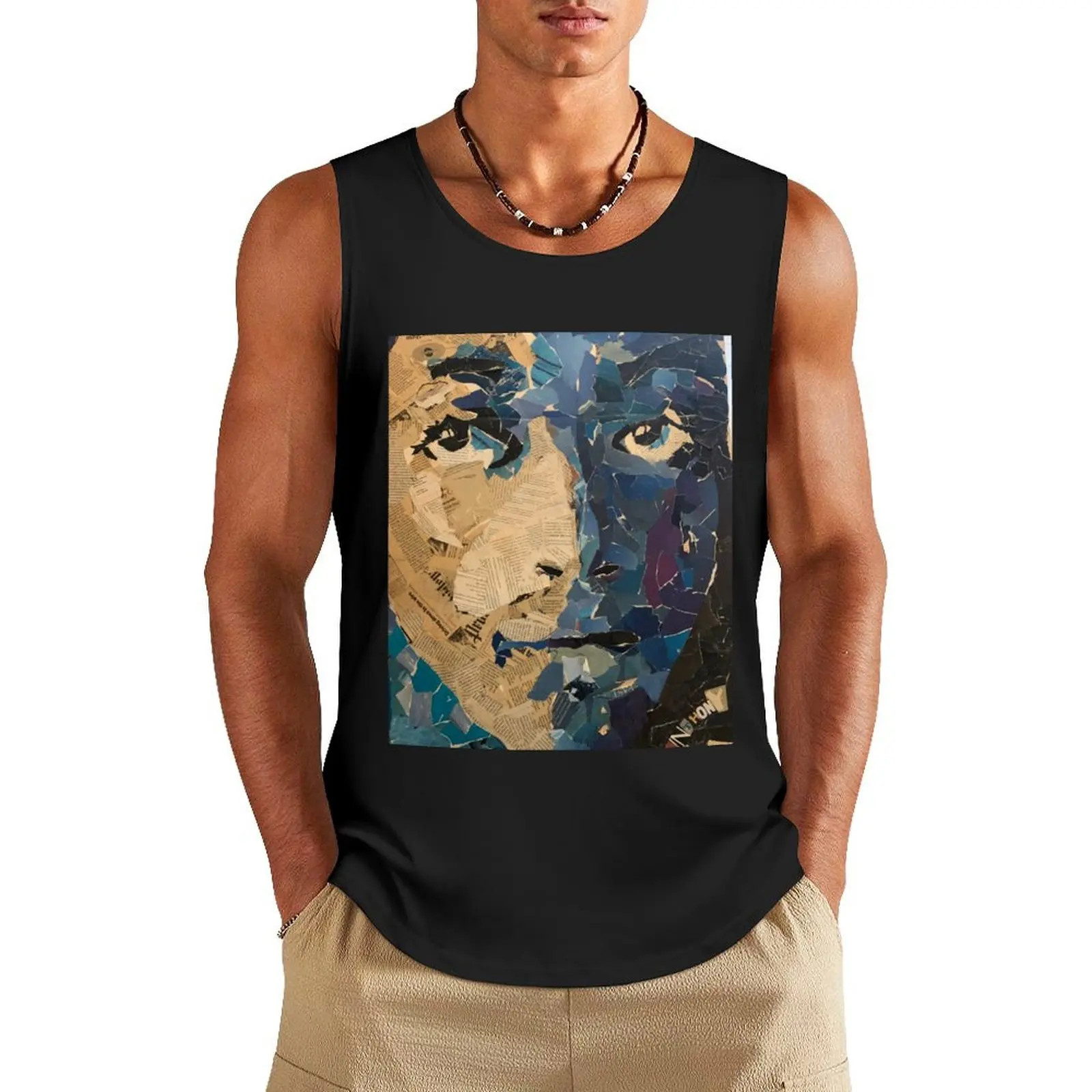

Justice 4 Anthony Tank Top Muscle fit Men's cotton t-shirt quick-drying t-shirt