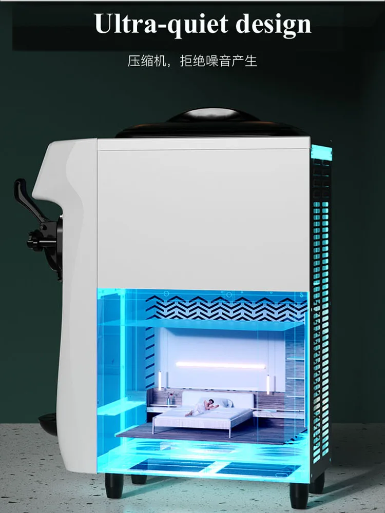 

Коммерческая настольная машина для приготовления мороженого, маленькая машина для замороженного мороженого