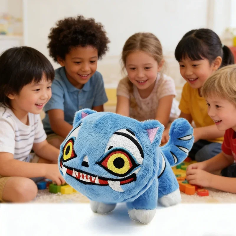 `18CM KPOP Demon Hunters Peluche &^% Gioco di caccia alla strega/Stesso peluche tigre | |   Regali di compleanno per piccoli regali per bambole ^ per bambini