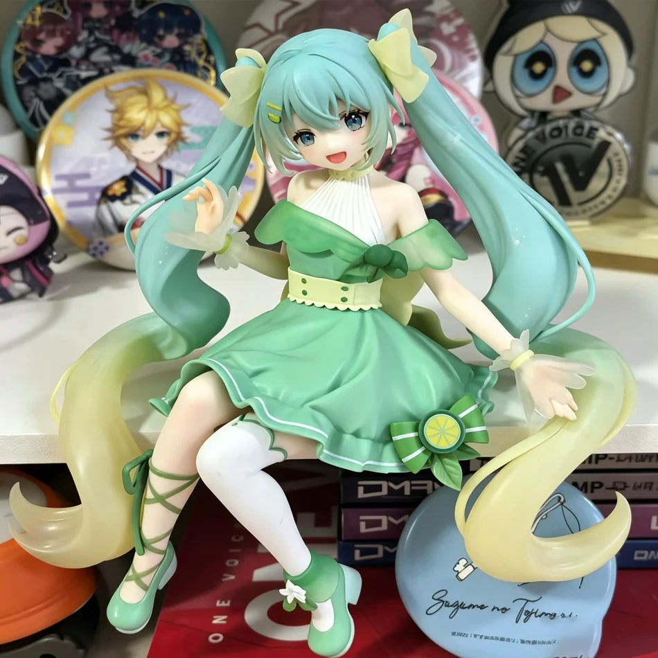 Hot Sale FuRyu Virtual Singer Hatsune Miku Citrus Noodle Stopper Prize Figure Collectible Figurine Decoration Gift view 5