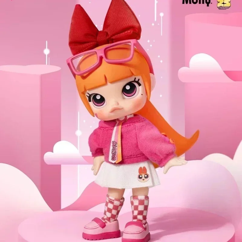 Kawaii Genuine Molly X Flying Little Cop Series Moving Doll Anime Figure Girl Cartoon Collectible Model Toy Birthday Gifts