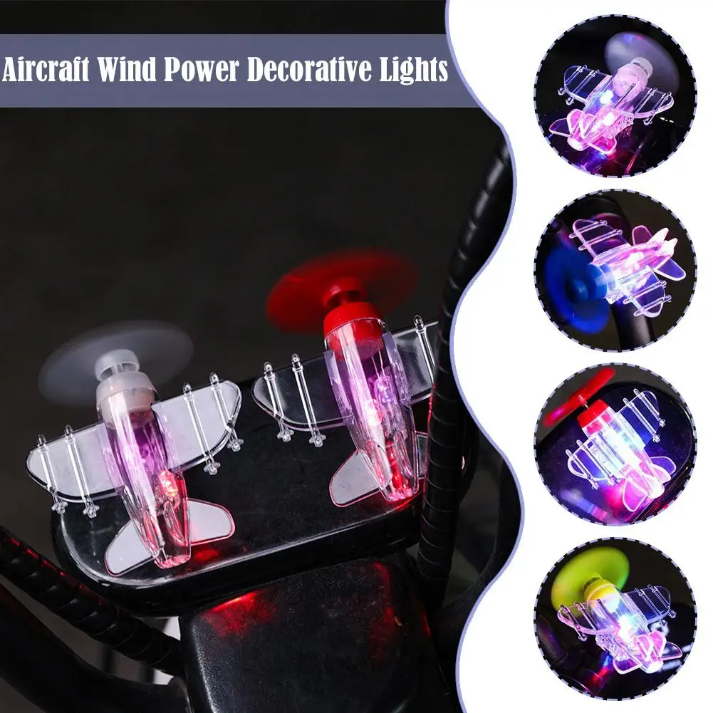 

Motor Wind Power Generation Led Light Riding Warning Traceless Motocycle Helmet Small Effect Adhesive With Decorations Airp M4p5