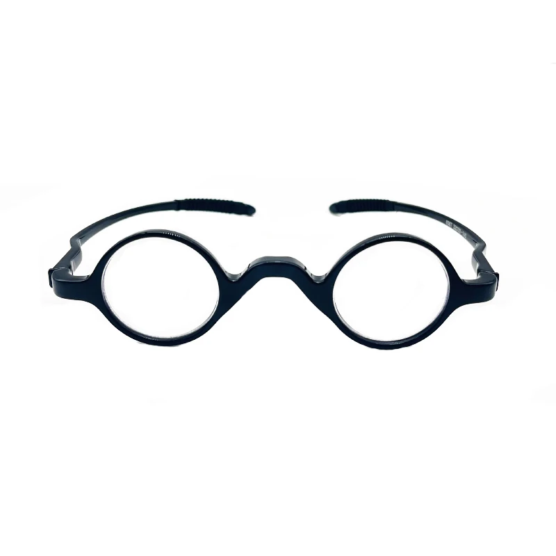 TR90 Smart Lesebrille Tragbare Anti Blau Retro Mode Brillen Herren Runde Brille Brillen Leser + 1,5 + 2 + 3,5 + 4 – Detail 8
