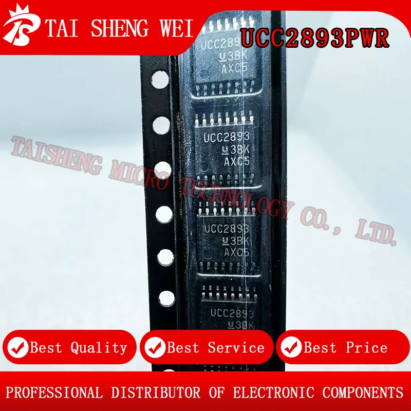 5PCS Brand New UCC2893PWR UCC2893PW Marked UCC2893 Controller/Regulator Chip IC Brand New