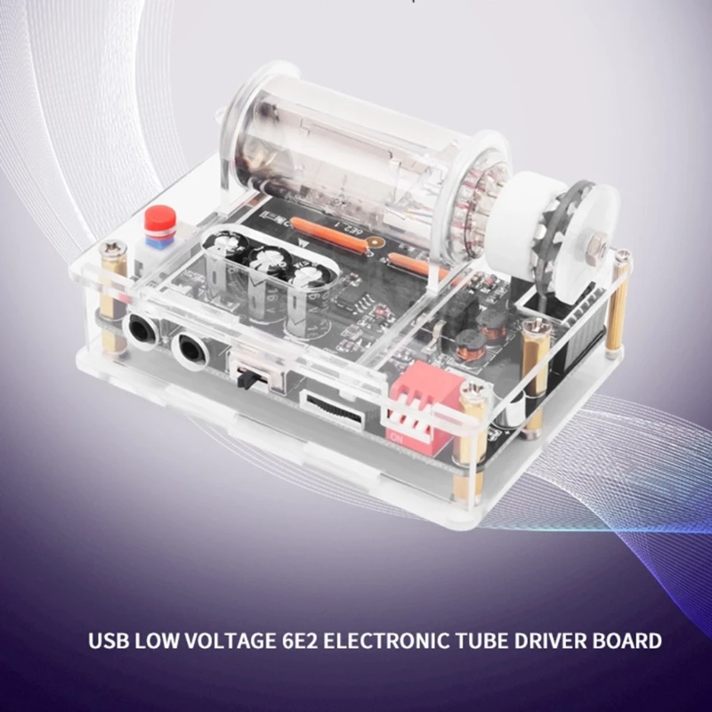 6E2 القطط العين أنبوب وحدة المجلس VU متر المؤشر مع كابل شحن الحبل