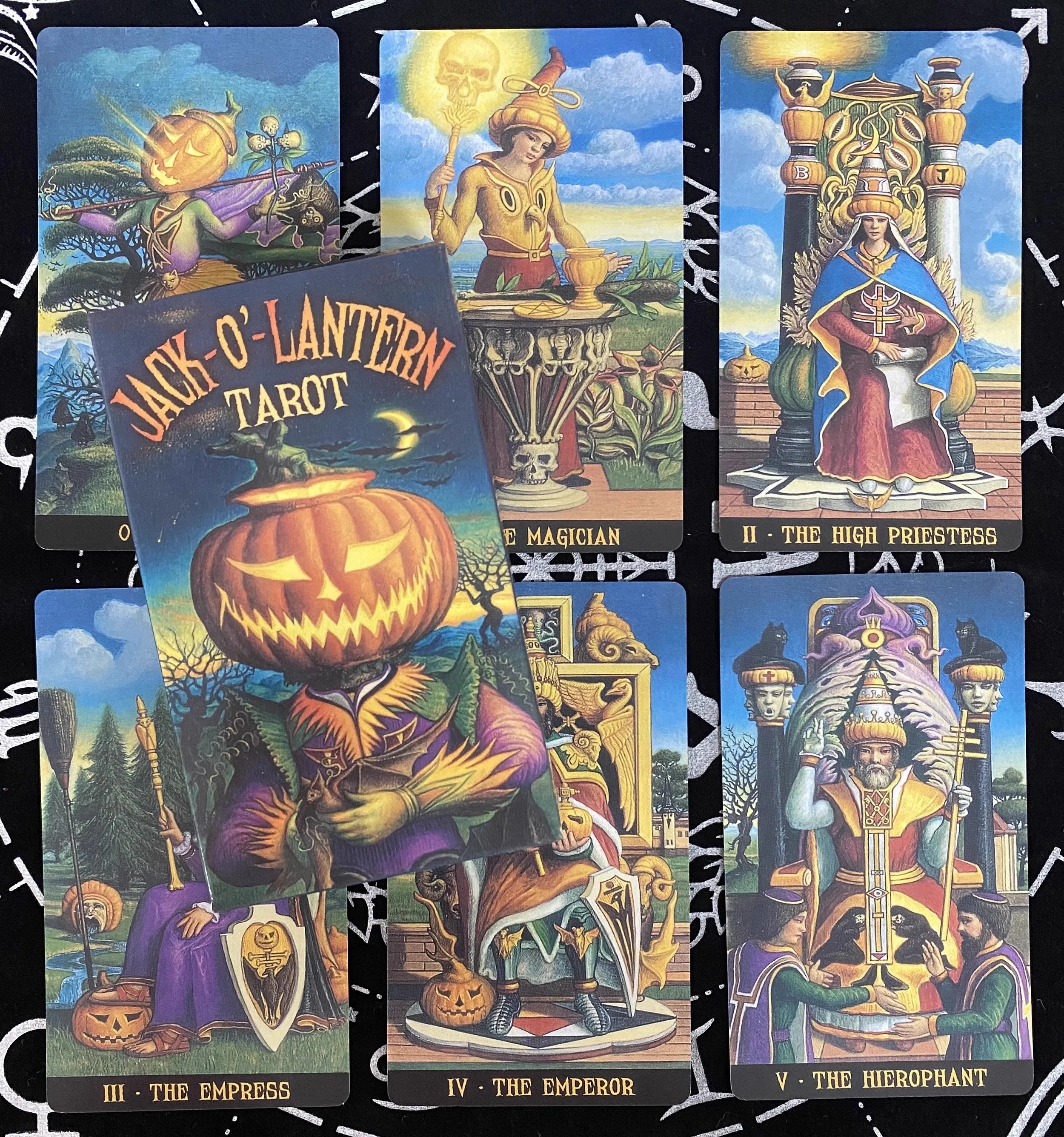 10.3*6cm Jack-O-Lantern Tarot Tarot Deck Card Games 78 Pcs Cards