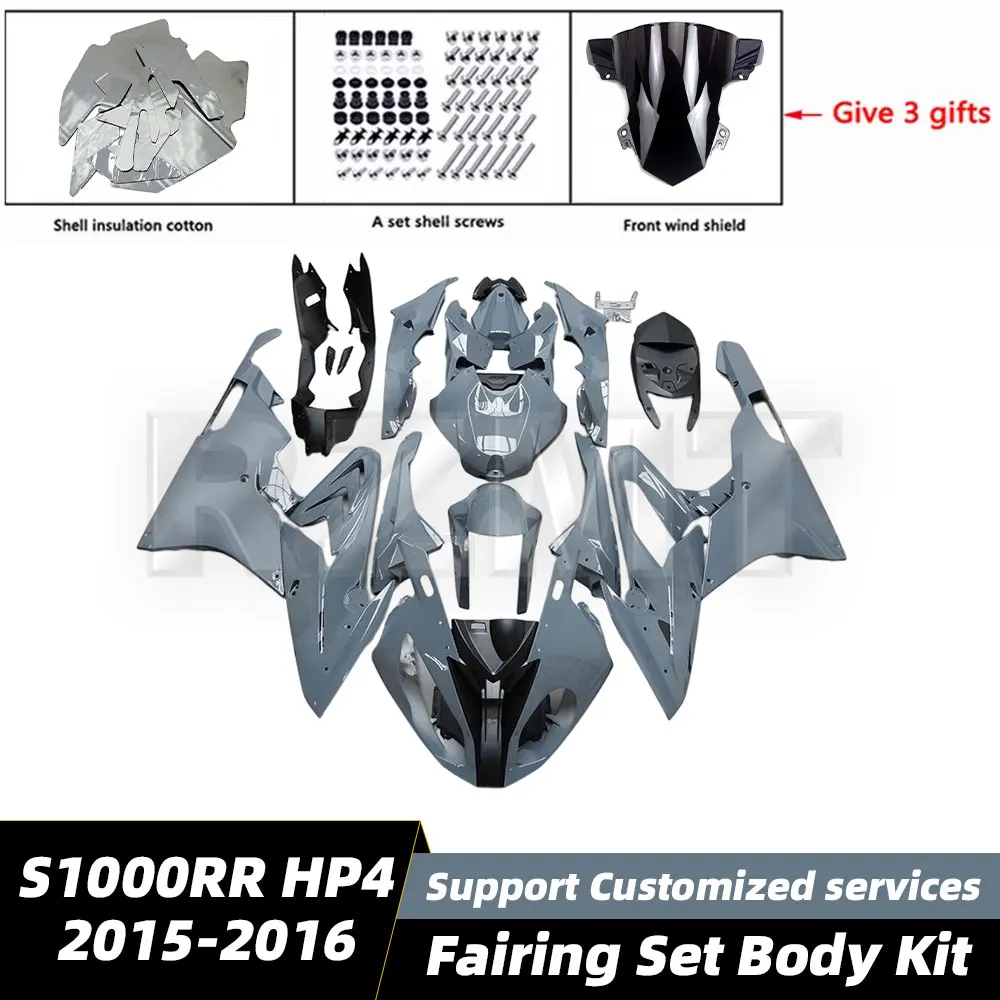 

Motorcycle Bike Fairings Set For BMW S1000RR HP4 2015-2016 High Quality Body Kit Bodywork Set ABS Plastic Shell Injection 15-16