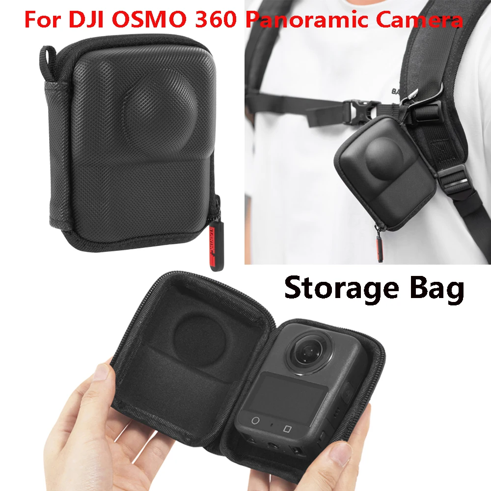 

STARTRC Storage Bag For DJI OSMO 360 Panoramic Camera Mini Portable Handbag Outdoor Travel Carrying Case Box Camera Accessories