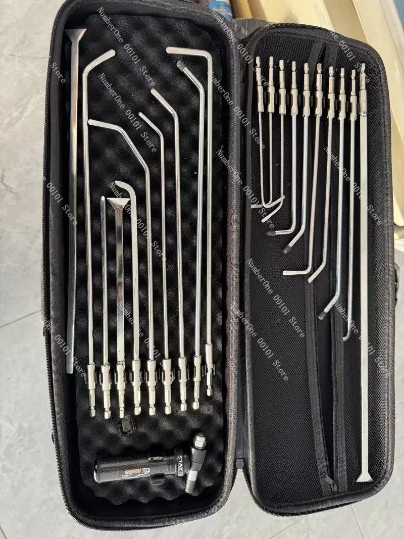 New depression quick-release gadget set (4~ 6mm thick) 4 replacements and 3 flat shovels