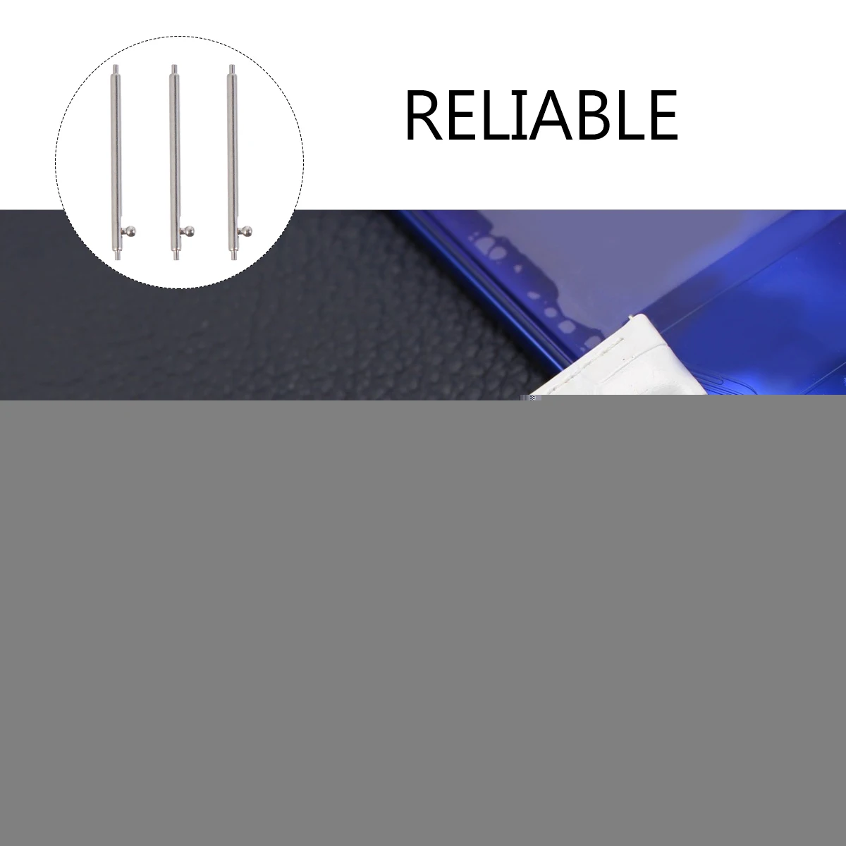 

20 pcs Stainless Steel Raw Ears Watch Band Pins 18mm 20mm 22mm 23mm Spring Bar Remover Repair Tool Metal Strap Connection