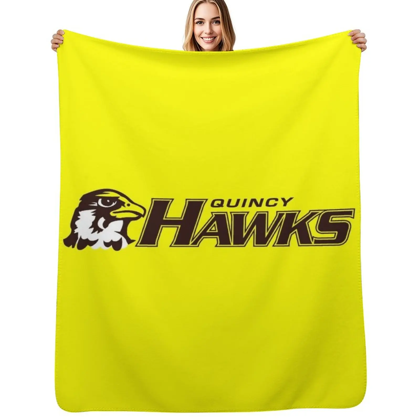 

Quincy University Throw Blanket Multi-Purpose sofa bed Warm Soft Big Blankets