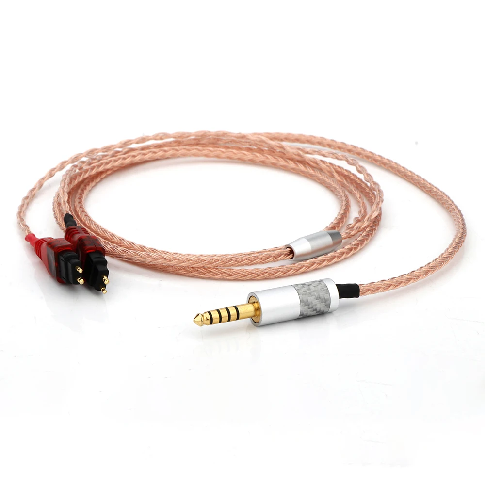 

2.5mm 3.5mm XLR Balanced 16Cores 99% 7N OCC Earphone Cable For HD580 HD600 HD650 HDxxx HD660S HD58x HD6xx Headphone