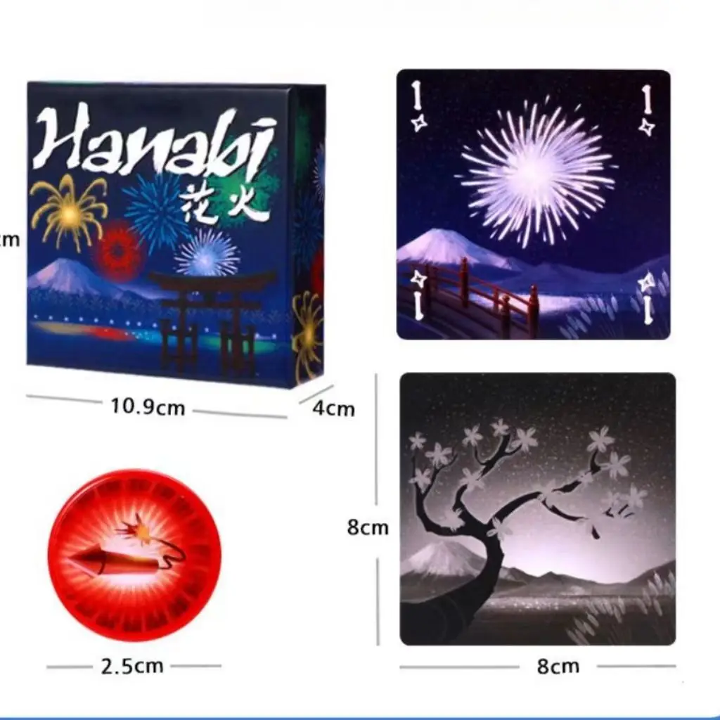 أطلق العنان على الممتعة مع لعبة HANABI Card Board للمجموعات - سهلة اللعب، رائعة للحفلات!