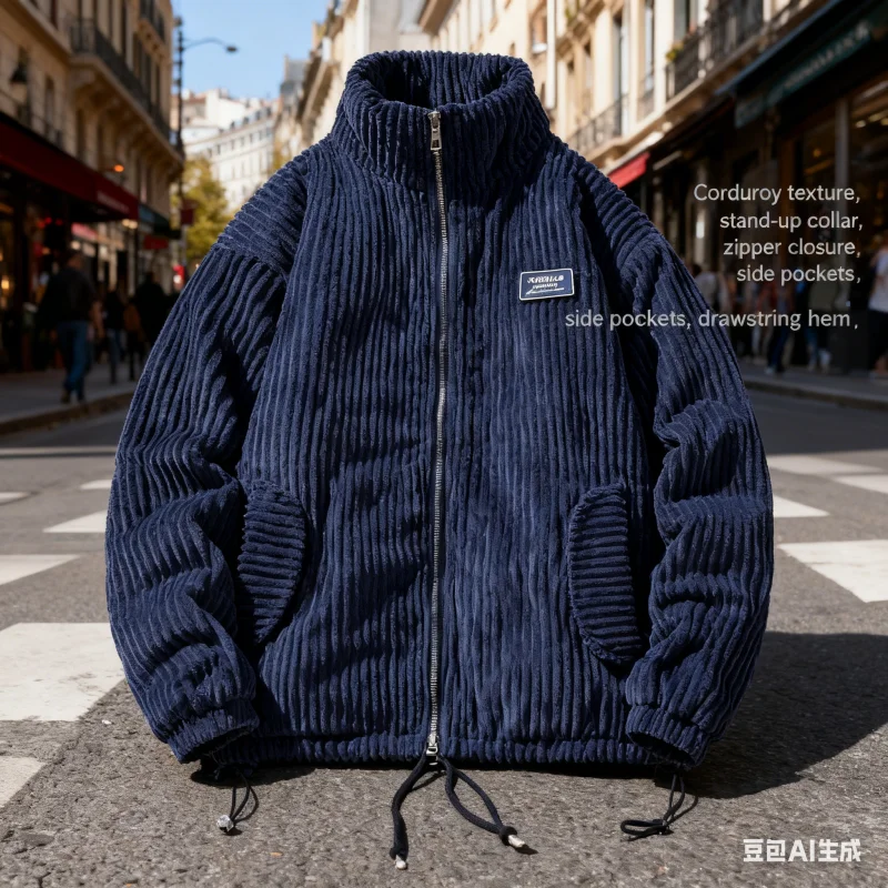 Утолщенная пуховая куртка на х – обзор и цена Corduroy Jacket Men