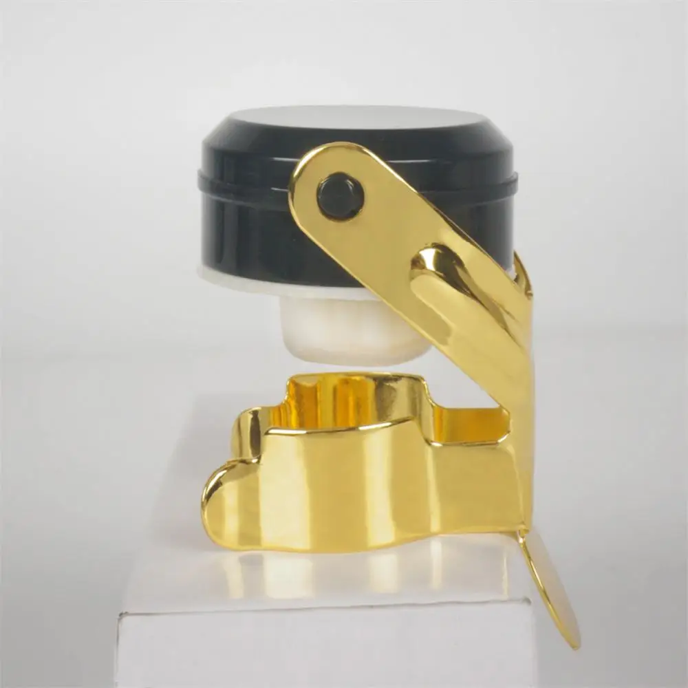 1/3/5PCS Stainless Steel Champagne Stopper Bottle Sealer for Champagne Cava Prosecco Sparkling Wine with a Built-In Pressure
