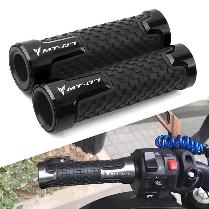 

For YAMAHA MT07 FZ07 Mt-07 MT 07 Motorcycle Accessories CNC Handle Bar Hand Grip Handlebar Grips
