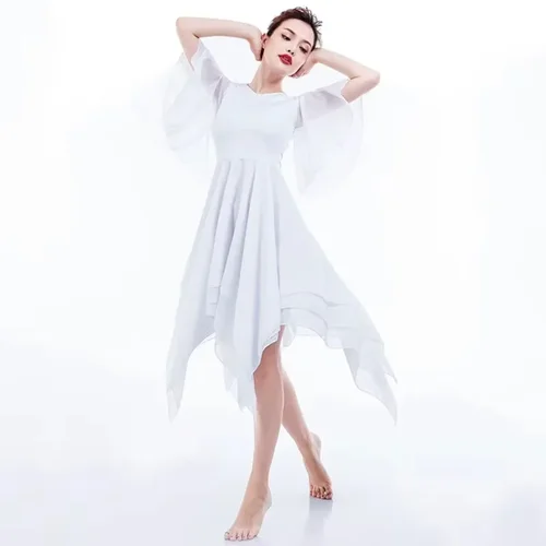 Tutú de Ballet para adultos, trajes de danza contemporánea, vestido largo de Ballet para niñas, vestido de Ballet juvenil clásico para niñas adultas, leotardo