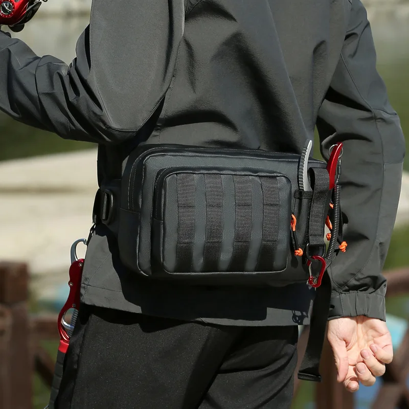 

1 шт., мужская нагрудная сумка, уличная дорожная спортивная поясная сумка, мужская дорожная сумка через плечо, сумка для рыбалки