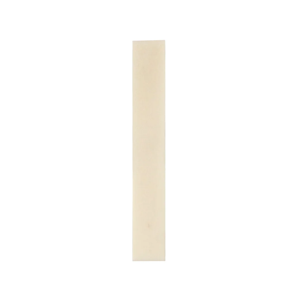 FLEOR 1 stücke Ungeschnitzte Gitarre Mutter Sattel Knochen Material Blank DIY Teile 83*12*6mm für Gitarre Bass Teile – Detail 1