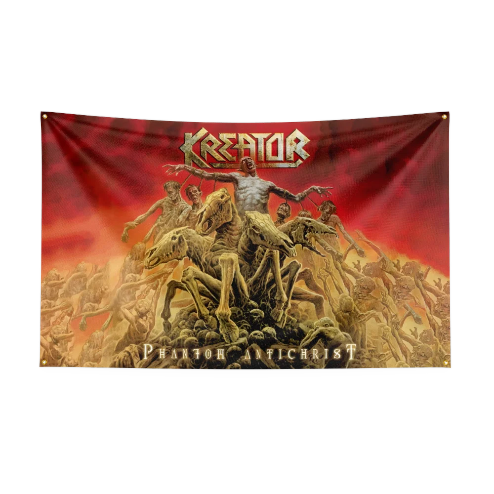 K-Kr-e-ator Flag Professional Flag Polyester Digital Printing Flagge Banner For Decoration Garage Room Home