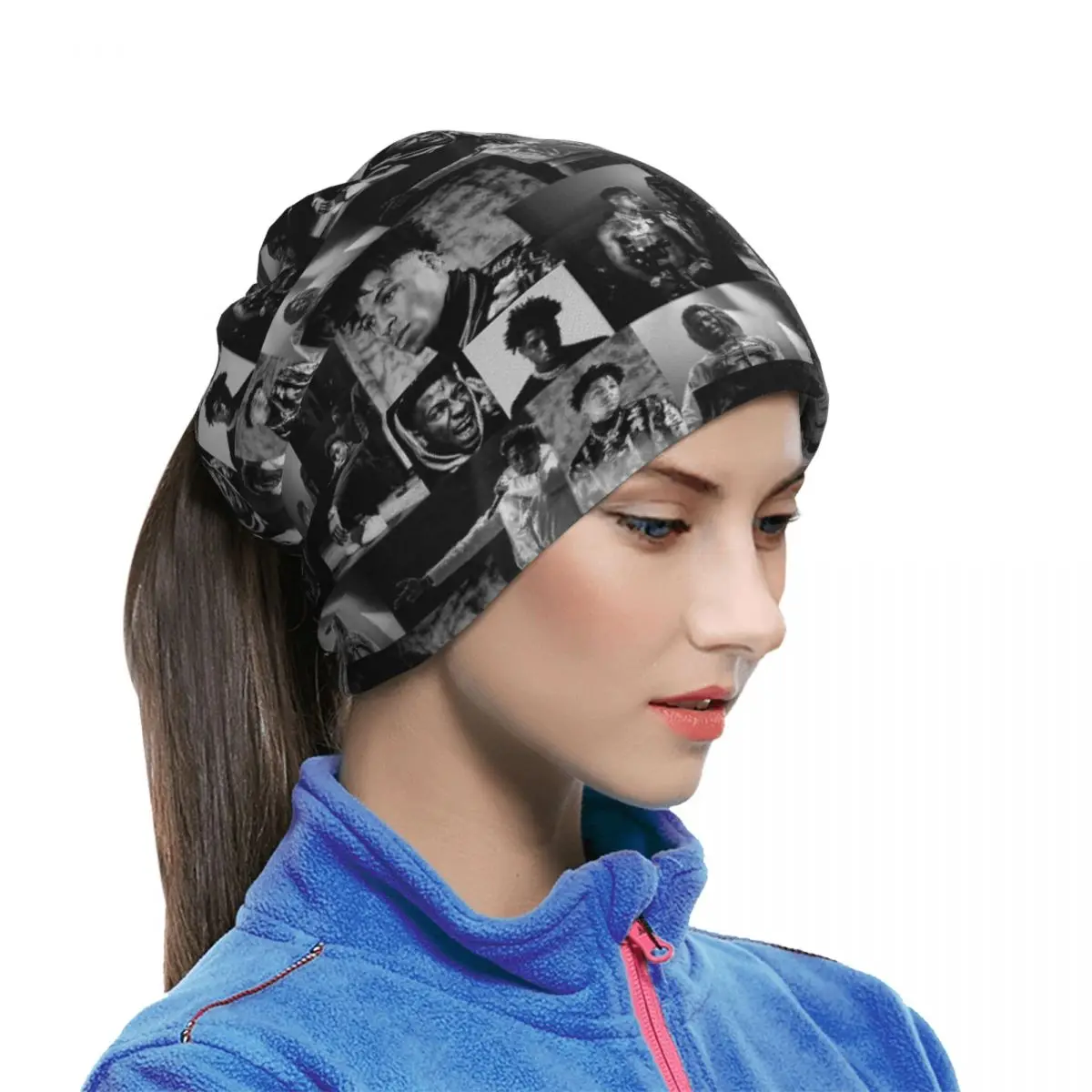 Youngboy B And W Never Broke Again Collage Bandana Neck Gaiter Printed Face Scarf Riding Headband For Men Women Adult All Season