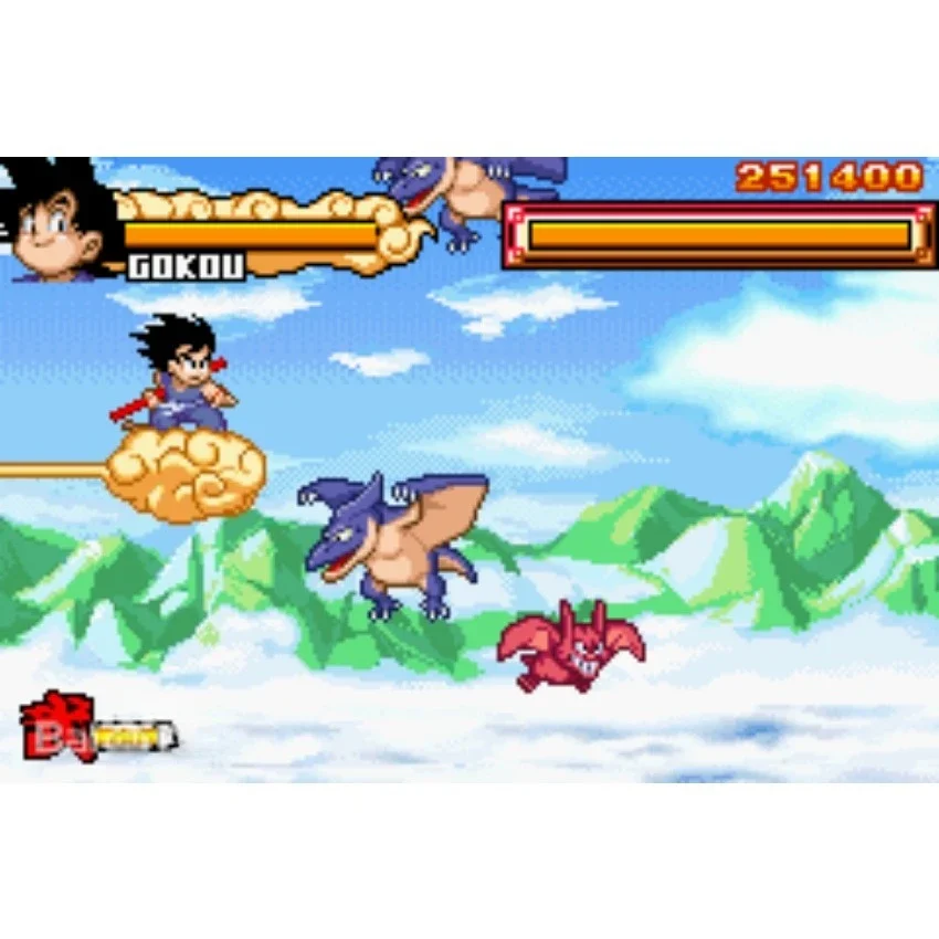 GBA ゲームカートリッジ 32 ビット ビデオ ゲーム コンソール カード ドラゴンボール シリーズ アドバンス アドベンチャー 超音速戦士 ブウの怒り
