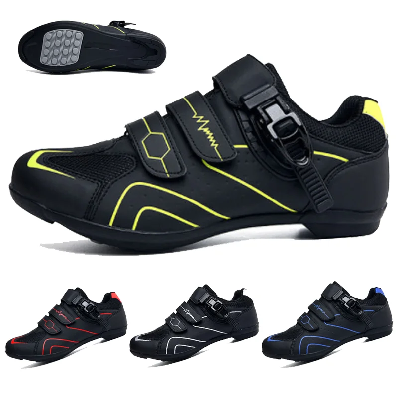

Cycling Shoes Flat Pedal Shoes Men Bike Cleat Sneaker Bicycle Biking Women Breathable Rubber Soled Cycling Shoes
