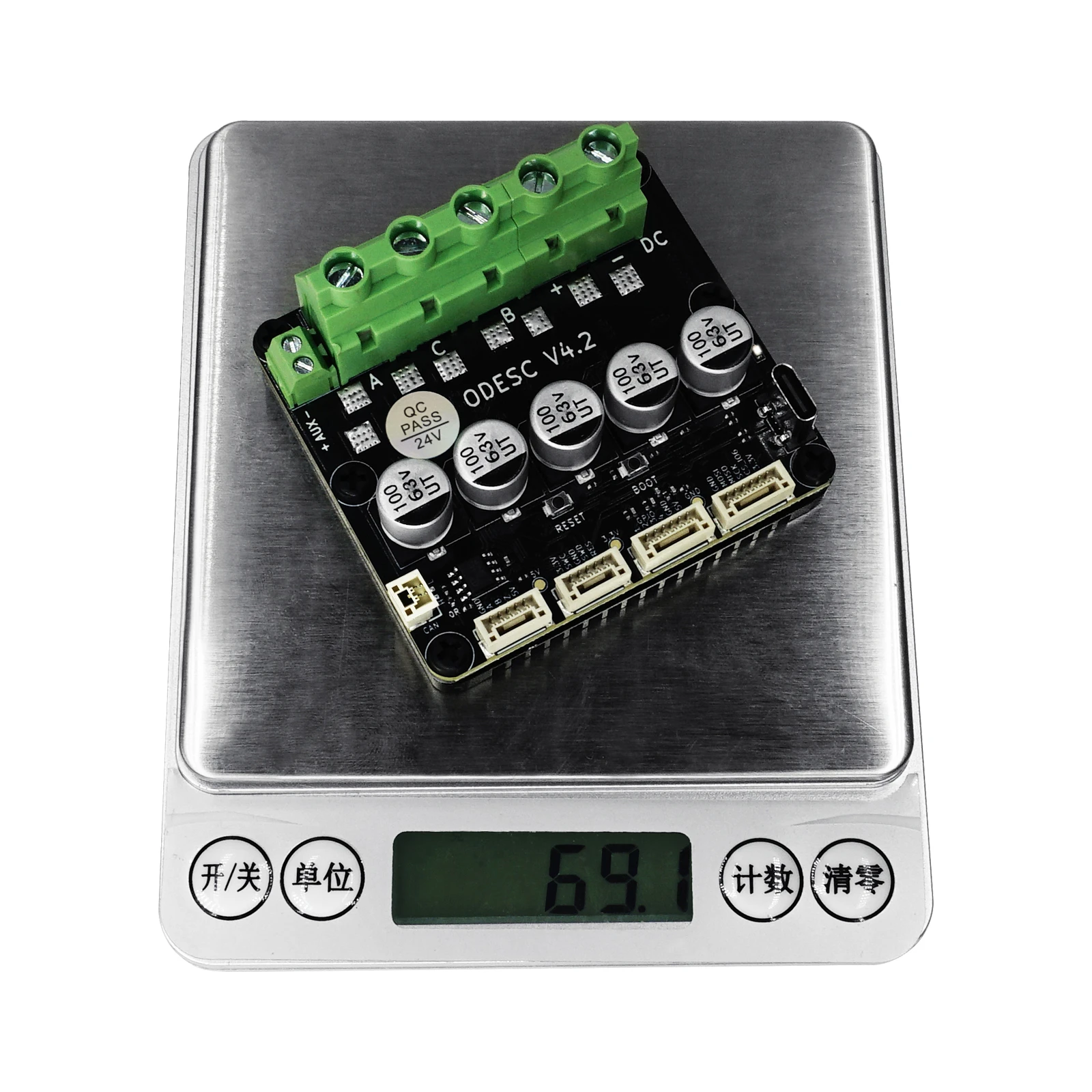 ODESC V4.2 Brushless Servo ESC Single Drive Motor Controller 24V56V High Precision High Current Replacement for ODrive3.6
