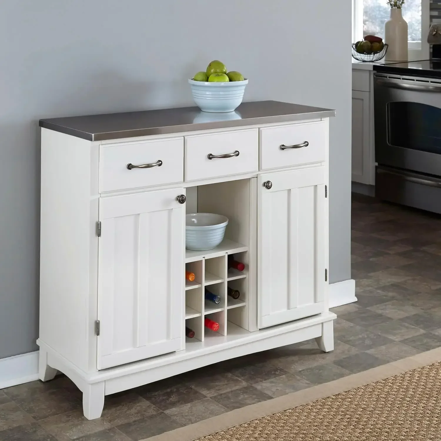 

Server sideboards-buffets-credenzas, White