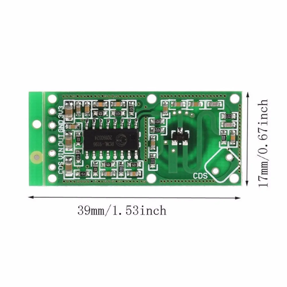 5PCS RCWL-0516 microwave radar sensor module Human body induction switch module Intelligent sensor