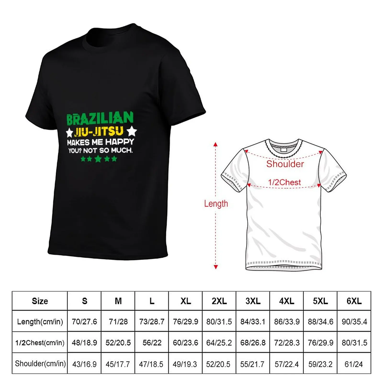 A great Brazilian Jiu Jitsu gift idea T-Shirt anime vintage anime clothes men workout shirt