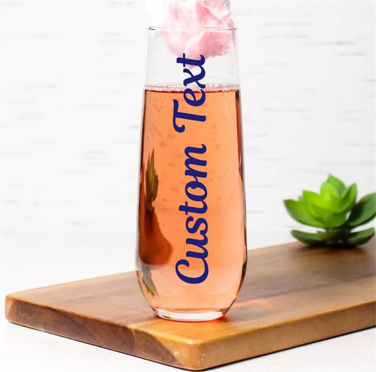 Custom champagne flutes, Personalized champagne flutes, Custom champagne flutes favors, Stemless champagne flutes personalized