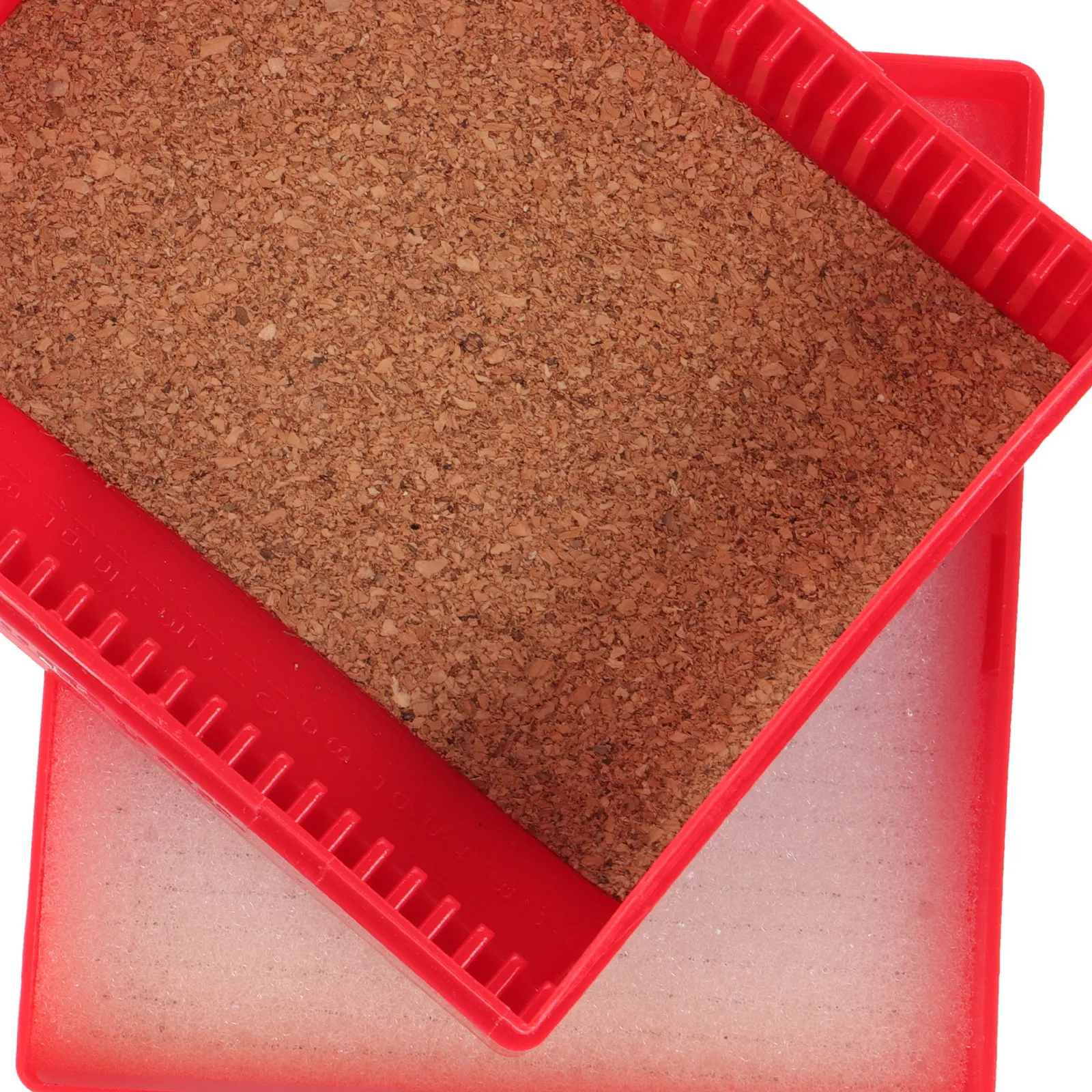 Slides Microscope Storage Cabinet Lab Accessories Case Holder Laboratory Organizer Red