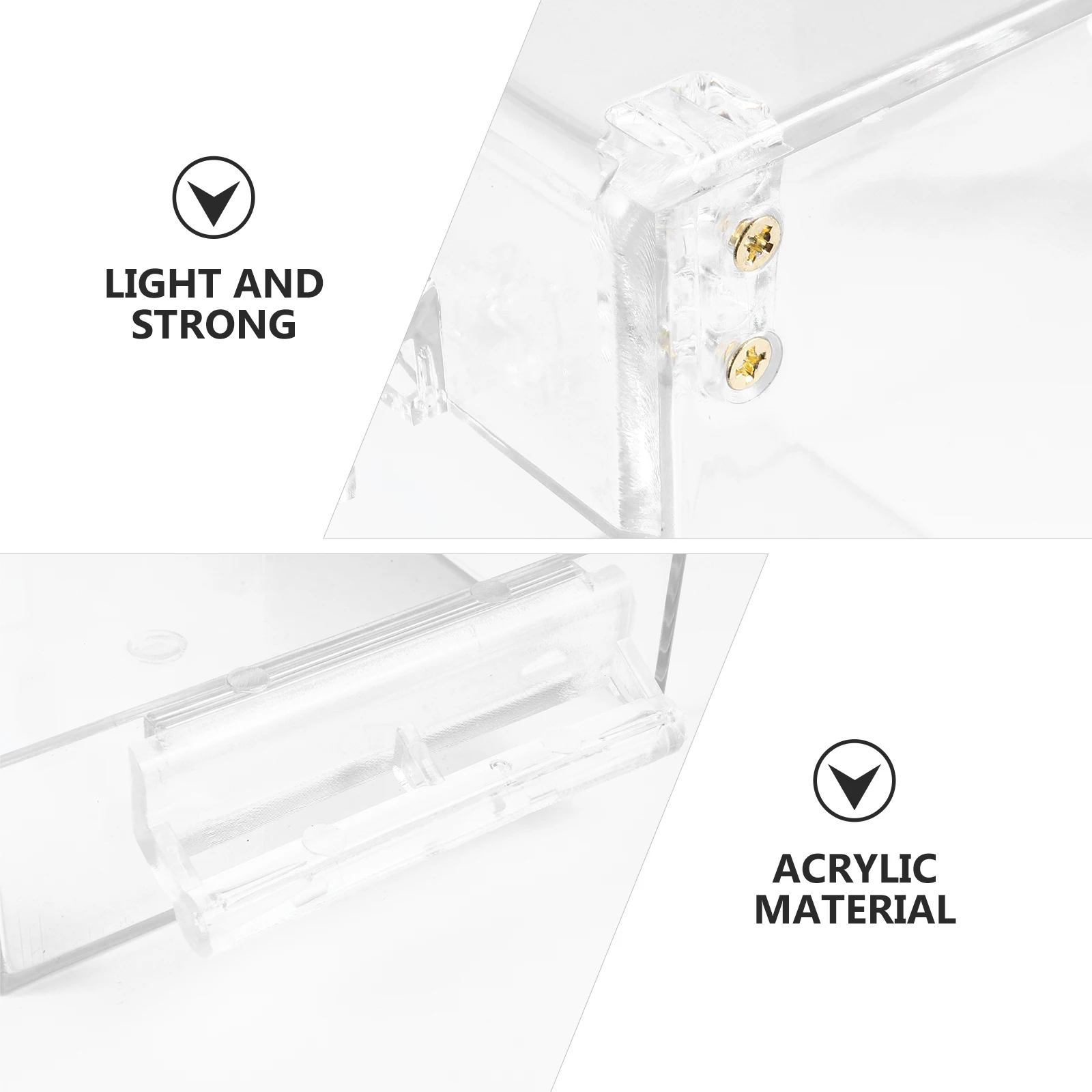 

1Pcs Transparent Acrylic Bird Bathing Tub Thickened Hanging Shower Basin for Parrots Small Birds Bird Bathing Tub