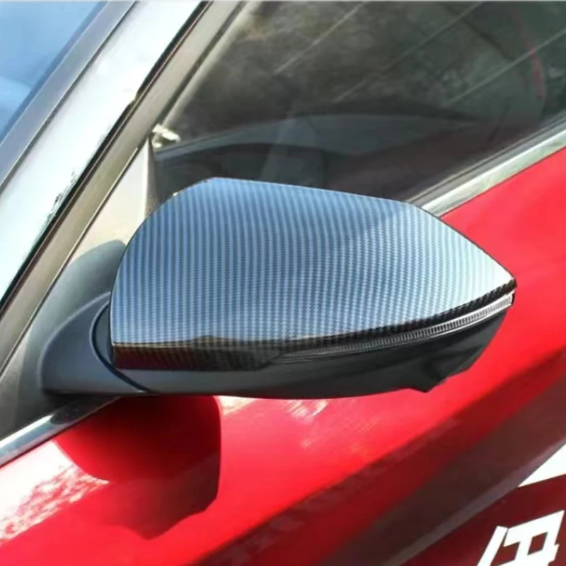 

For Hyundai Accent 2025 2026 Accessories ABS Carbon Rearview Mirror Protective Cover Side Mirrors Covered With Sticker Molding