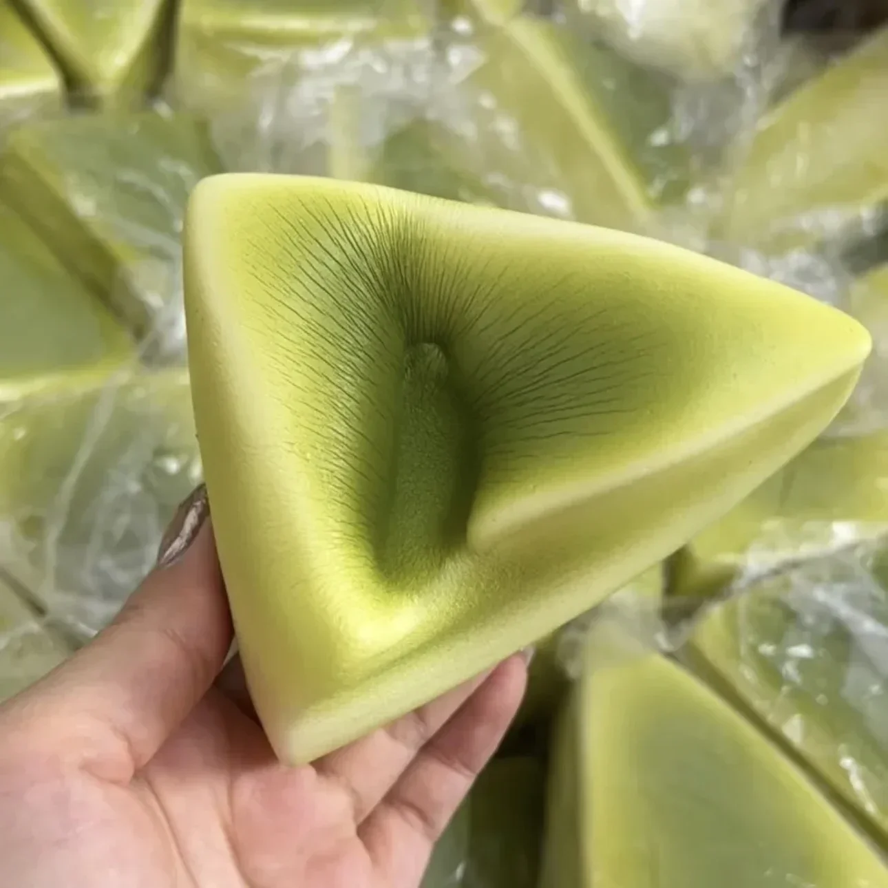 

Squishy Toy Slow Rising Triangle Cheese Mousse Cake Matcha Cake Squeeze Toy Squishy Fidget Toy Stress Release Hand Relax Gift