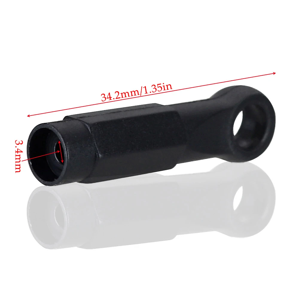 10개 M3 로드 엔드 링크 연결 볼 조인트 헤드 (1/10 RC 자동차 크롤러 Axial Scx10 Ii 90046/47 Traxxas Trx4 Trx6 Rgt 용)