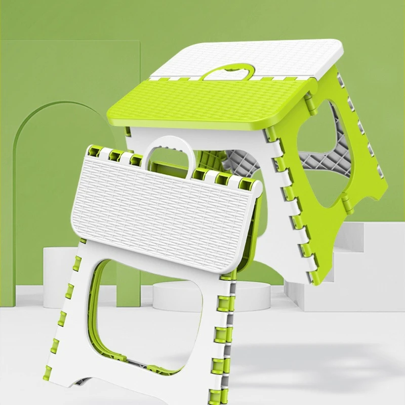 The retractable folding stool can be adjusted and extended. It is a portable outdoor travel fishing chair and a household stool
