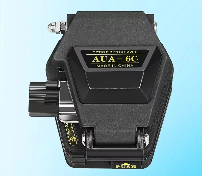 

AUA-6C High Precision Fiber Cleaver FTTH Cold Connection Hot Melt Optical Fiber Cable Cutting Knife Tools 16 Face Blade