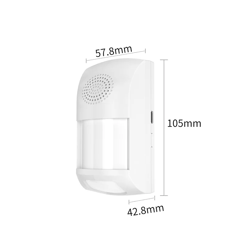 Tuya WiFi Infrared Detector PIR Motion Sensor 25kg Pet Immune Alarm Smart Life APP Push Message Compatible Alexa Google