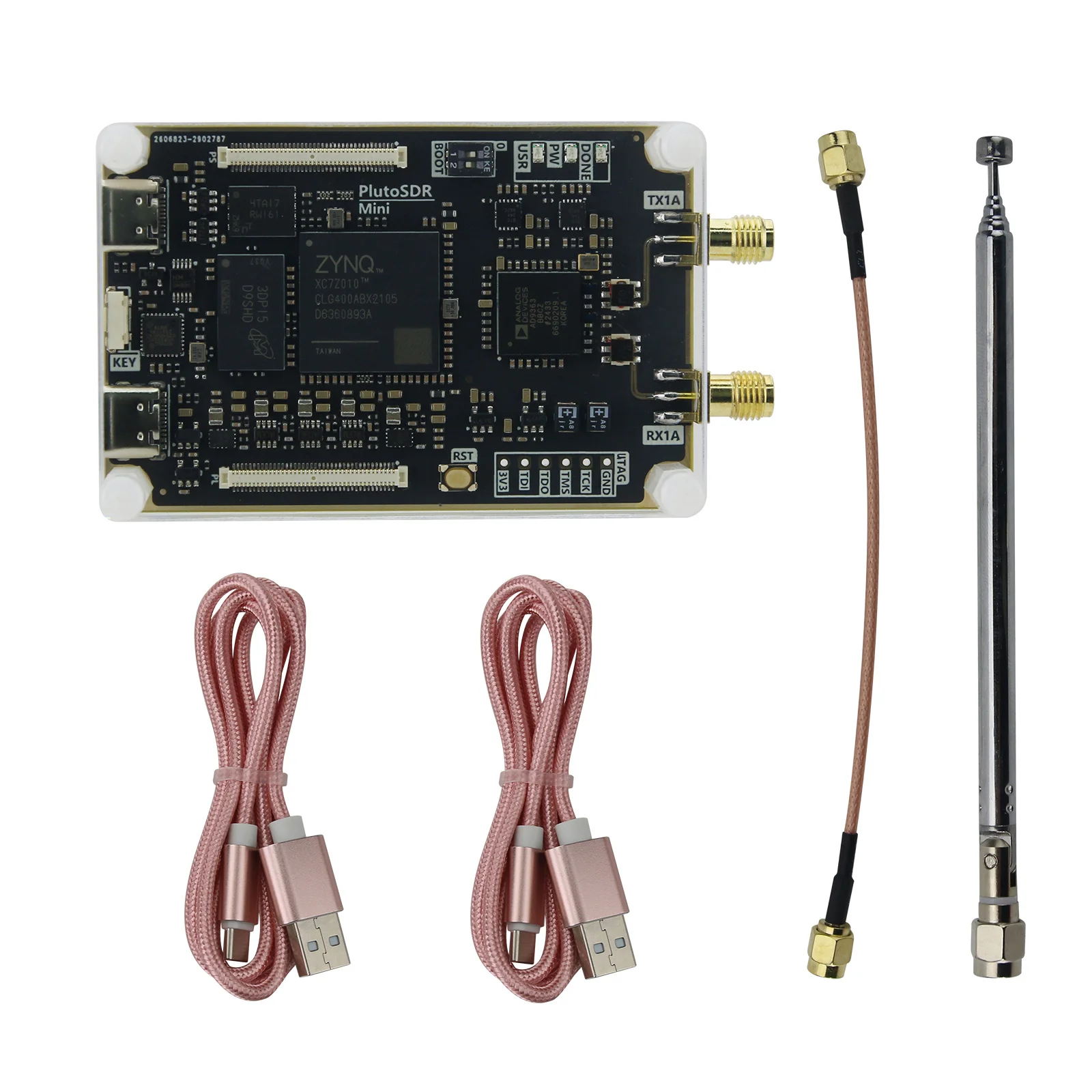 GOOD Hamgeek 7010+AD9363 SDR Development Board Kit PS/PL Expansion IO Software Defined Radio Development Board for PlutoSDR Mini