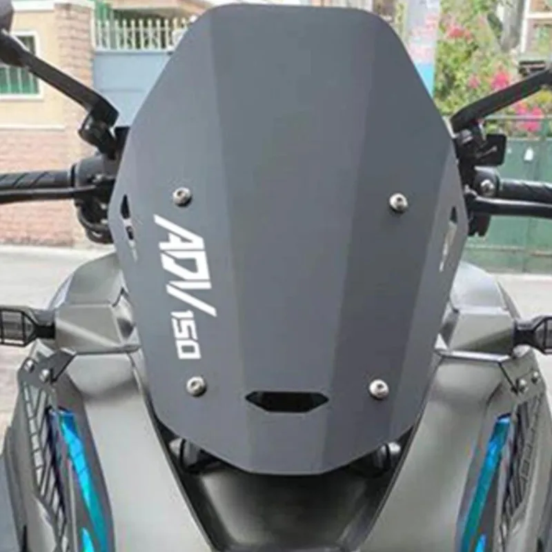 

Motorcycle ADV-150 Front Windshield Windscreen Wind Screen Accessories For Honda ADV 150 ADV150 2019 2020 2021 2022 2023 2024