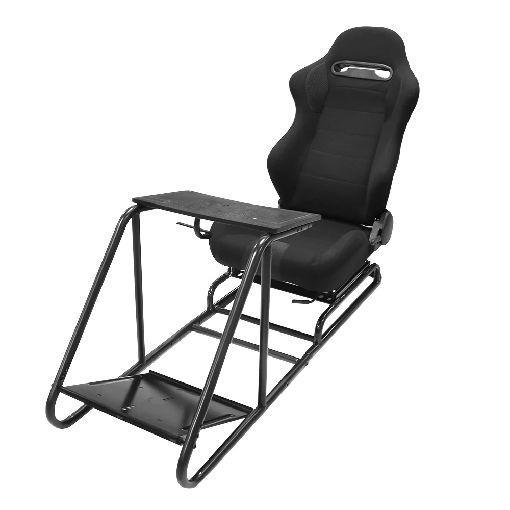 

JBR1012 Black Game Play Station Gaming Sport With Bucket Seats Sim Racing Simulator Seats