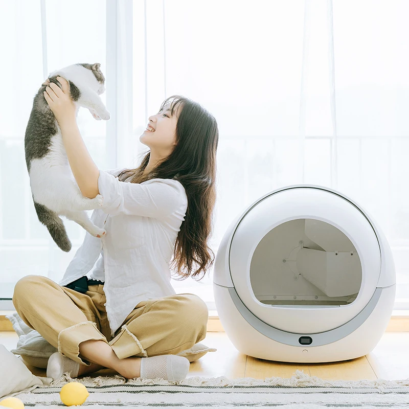 APP WIFI control Intelligent Self-Cleaning for big pet s toilet fully enclosed smart litter box Automatic