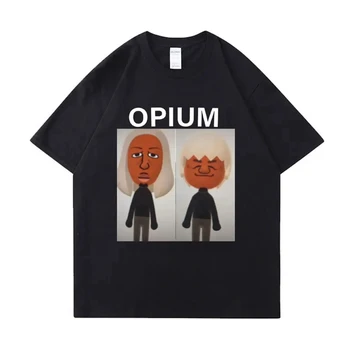 OPIUM 켄 카슨 파괴 외로운 티셔츠, 재미있는 Wii 캐릭터, 밈 그래픽 티셔츠, 남성 만화 프린트 티셔츠, 남성 상의 50604