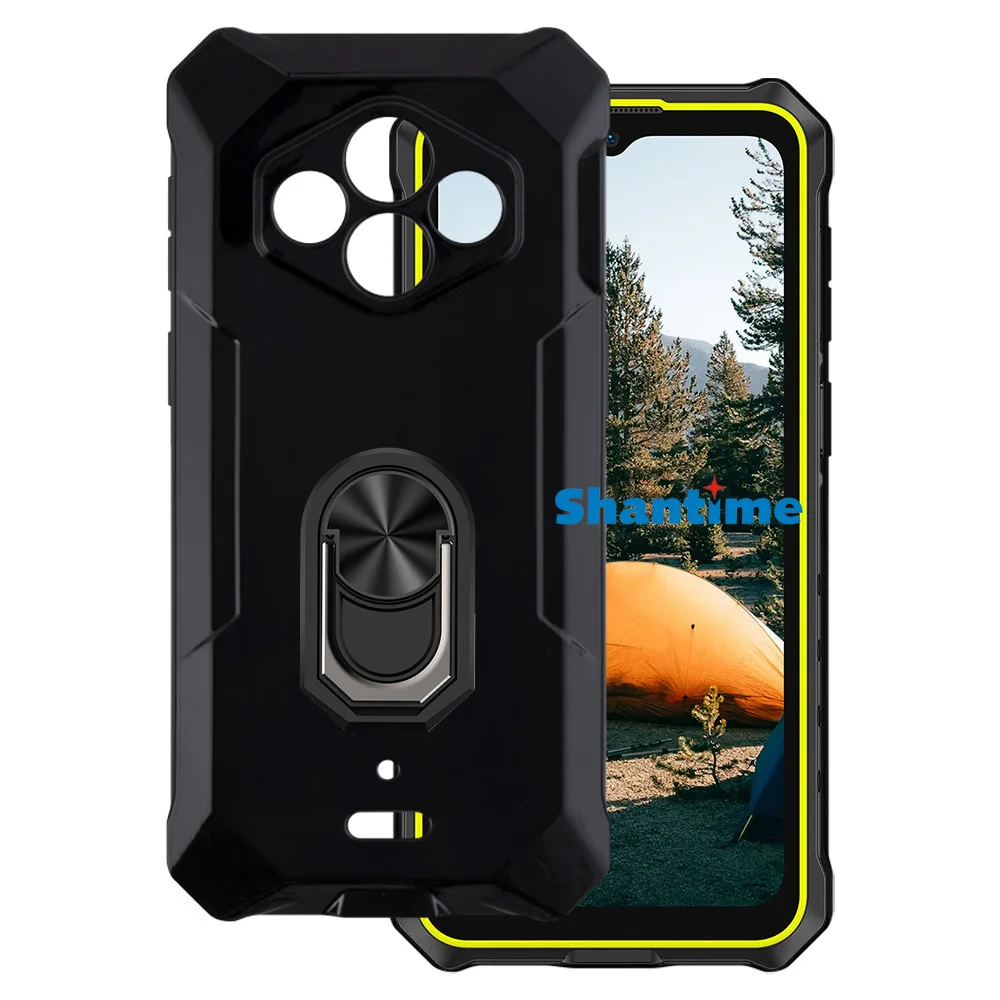 Luxury Shockproof Ring Holder For Ulefone RugKing 3 Pro Case Soft Silicone TPU Protective Holder Cover