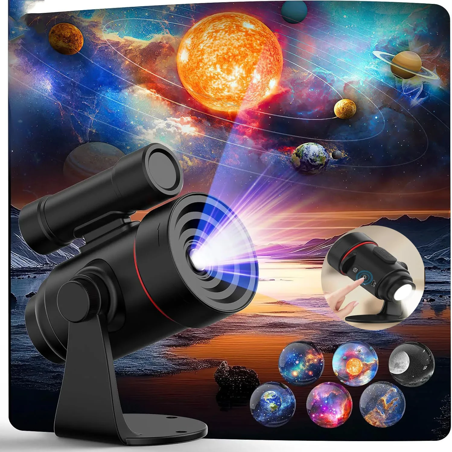 4k-galaxy-projector-6-in1-planetarium-projector-led-star-night-light-rechargeable-lamp-rotating-for-children-room-decor