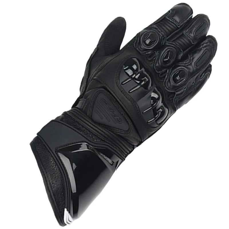 Two-X Motorbike Motorcycle Leather Long Riding Moto Racing Full Finger Protective GP PRO Riding Touch Screen Sports Gloves