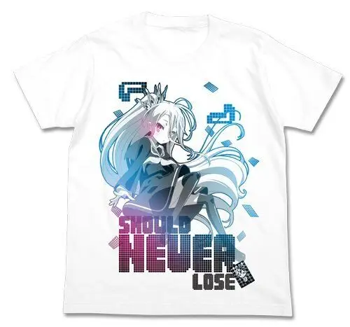 Cospa No Game No Life White T-shirt WHITE LSize